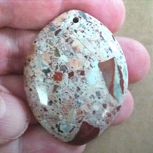 Brecciated Jasper Pendant - Picture 1 of 6